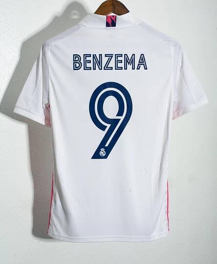 Real Madrid 2020-21 Benzema Home Kit (S)