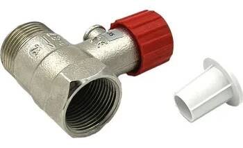 Pojistný ventil 3/4" 6,7 bar, vnitřní - vnější závit, 50mm délka