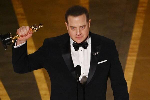 Brendan Fraser wins Best Actor at the 2023 Oscars