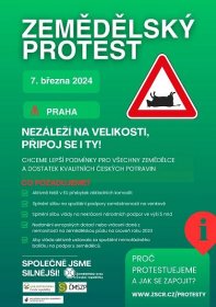 Výzva všem zemědělcům k protestu 7. března 2024 | ZS ČR
