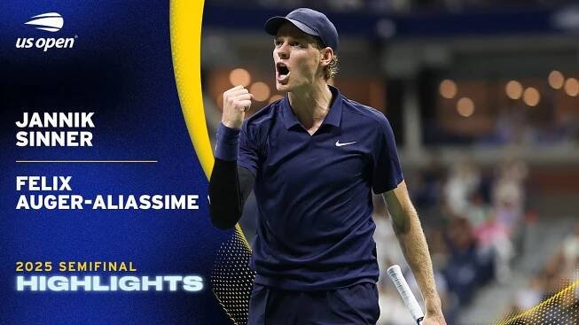 Jannik Sinner vs. Felix Auger-Aliassime Highlights