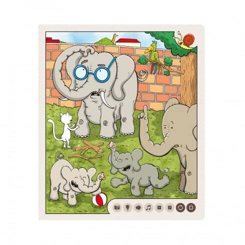 Albi Magical Reading Interactive Talking Book Animals in the Zoo, age 2+