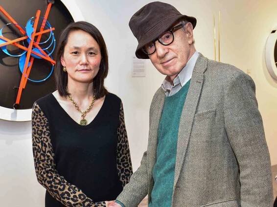 Soon-Yi Previn and Woody Allen attend The Art Show Gala Preview at Park Avenue Armory on February 27, 2018.