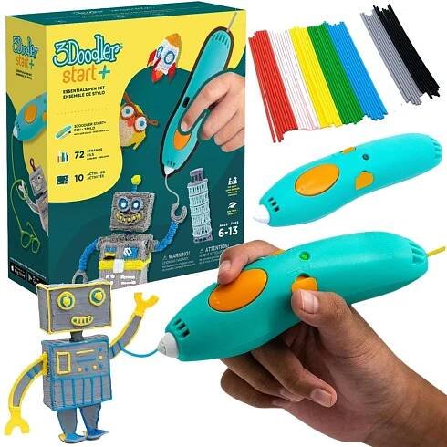 3Doodler 3D Pero Start+ a 72 náplní + 12 šablon