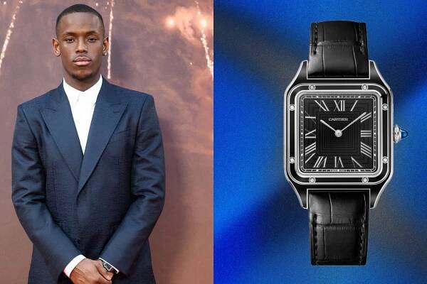 Micheal Ward is building one of the best watch collections in the business with a black lacquer Cartier