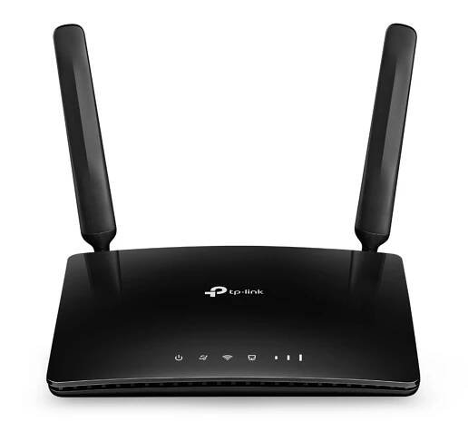 Wi-Fi router TP Link TL-MR6400 s funkcí příjmu mobilního signálu, 300 Mbps – černá