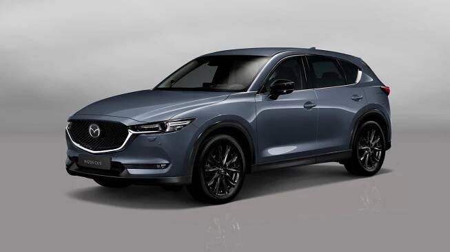 Silver Mazda CX-5 studio shot