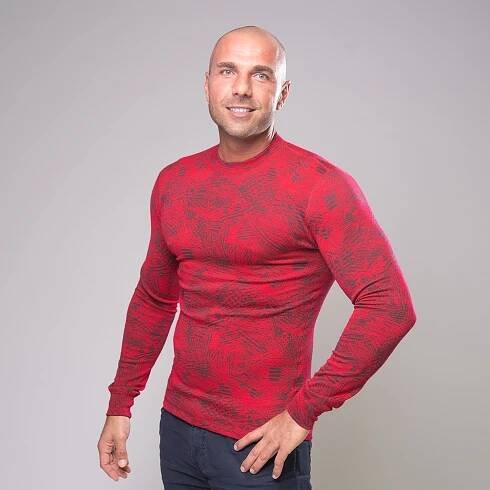 Pánské funkční triko s dlouhým rukávem DUO DESIGN