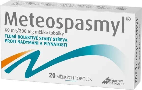 Meteospasmyl 60 mg/300 mg měkké tobolky