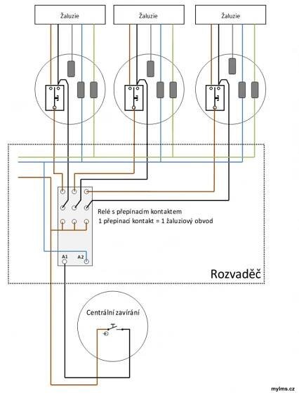 Skutečné zapojení v elektroinstalaci, schéma zapojení vypínačů ke ...