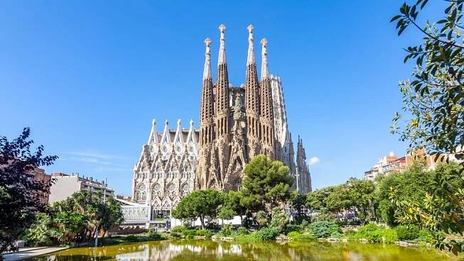 Španělsko Chrám Sagrada Família v Barceloně