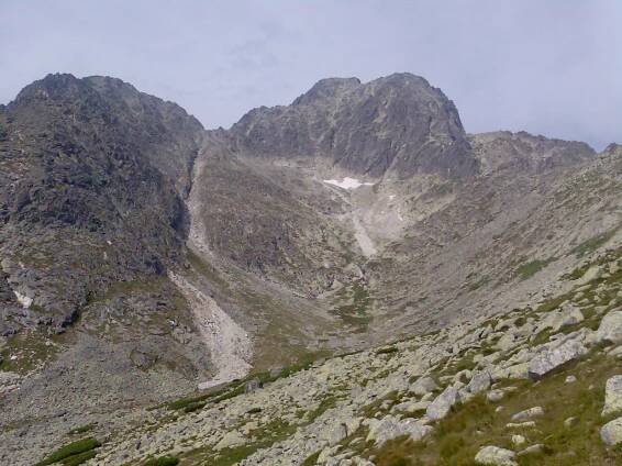 Jahňací štít zo Skalnatého plesa (Vysoké Tatry)
