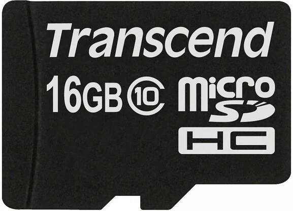 Transcend microSDHC 16 GB Class 10 (TS16GUSDC10)