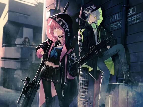 NTW-20&AEK-999 Girls Frontline Wallpaper