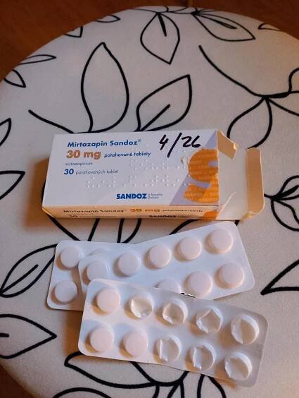 Mirtazapin 30 mg- lék na sklidnění a proti depresím - undefined