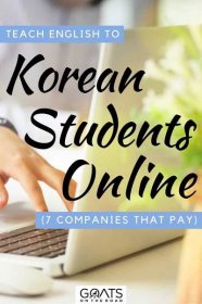 Planning to start teaching English online for a little extra money? These companies allow teachers or TEFL certified to teach English to Korean students online! Work from the comfort of your home and create a flexible schedule by teaching online with these companies! Find out here to start! | #teachenglishonline #koreanstudents #tefl