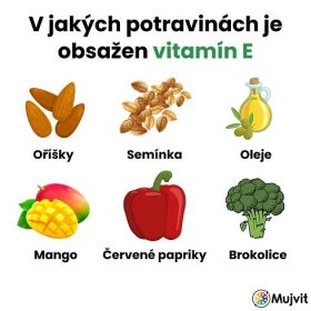 Co je vitamín E a jeho vliv v těle