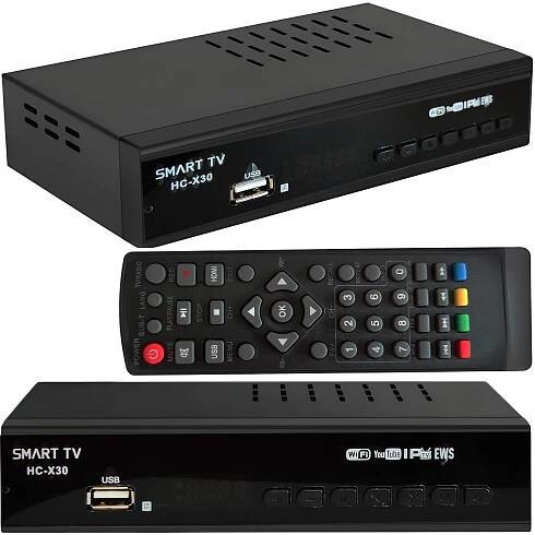 Přijímač DVB-T2 Tuner Příjem všech bezplatných SD a HD kabelů HDMI 1.4, USB 2.0 Digitální televizní kabelový přijímač s dálkovým ovládáním Pozemní vysílání Černá Retoo