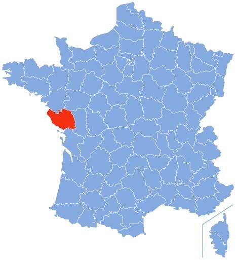 Diecéze Luçon na mapě