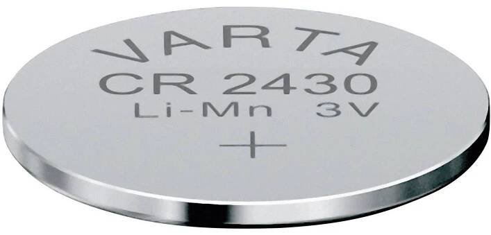 Varta knoflíkový článek CR 2430 3 V 1 ks 290 mAh lithiová LITHIUM Coin CR2430 Bli 1 : Půhy.cz