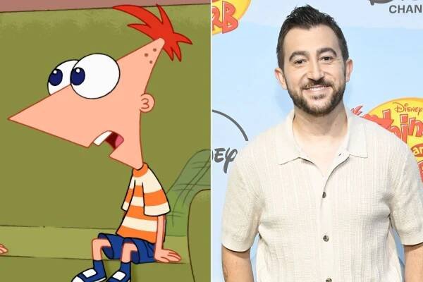 Phineas on 'Phineas and Ferb'; Vincent Martella attends the premiere of 'Phineas and Ferb' on May 31, 2025, in Los Angeles