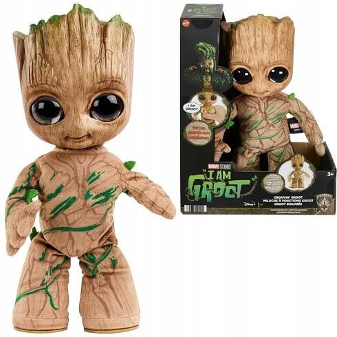 MARVEL GROOT PLYŠÁK FIGURKA TANČÍCÍ INTERAKTIVNÍ MLUVÍCÍ HJM23