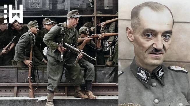 Bestiální nacistický důstojník SS a velitel jednotky vrahů Oskar Dirlewanger