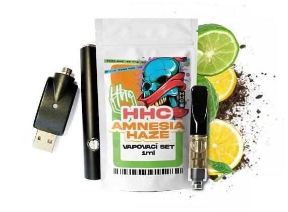 Vaporizer Amnesia Haze 94% HHC 1 ml - levnypoppers.cz