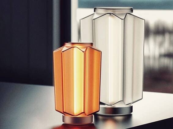 Blown glass table lamp AURALIA Artemide