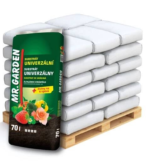 SUBSTRÁTY A MULČOVÁNÍ | Zahradnický substrát Paleta 36 x 70 l | Zafido e-shop - Vše pro krásný trávník a celou zahradu.