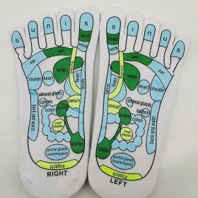 Akupresurní reflexní ponožky masáž unavených nohou