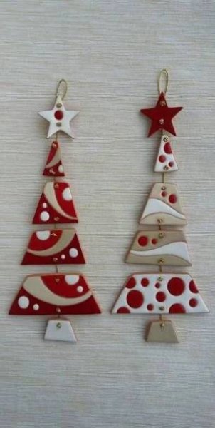34+ Trendy Ideas Christmas Tree Decorations Ideas Salt Dough | Ceramic christmas decorations, Diy christmas ornaments, Polymer clay christmas