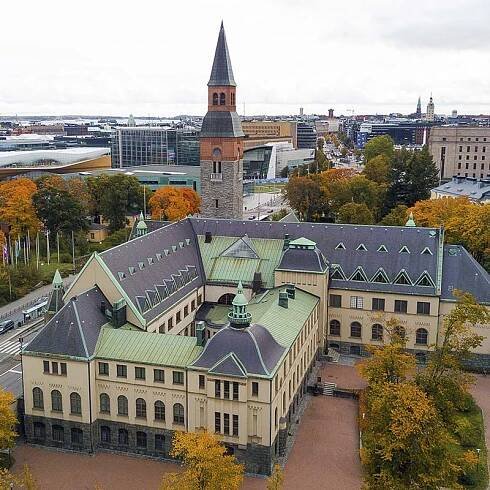 Museum from bird's eye view