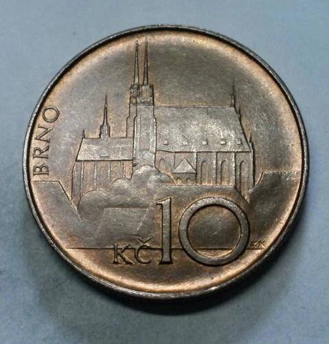 10KČ 1993 RRR EXTRÉMNĚ VZÁCNÁ VARIANTA MALÉ KČ TOP STAV RL/PATINA - Numismatika
