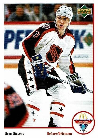 SCOTT STEVENS @ ST. LOUIS BLUES @ Upper Deck McDonald's All-Stars - Hokejové karty