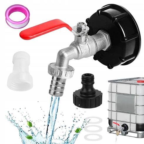 KOHOUTEK PRO MAUZER IBC ČERPACÍ VENTIL NÁDRŽE SUDU KOHOUTEK 3/4 SADA za 235.00CZK - Allegro