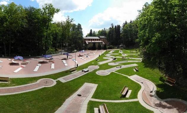 Minigolf Cheb - 2 minigolfová hřiště