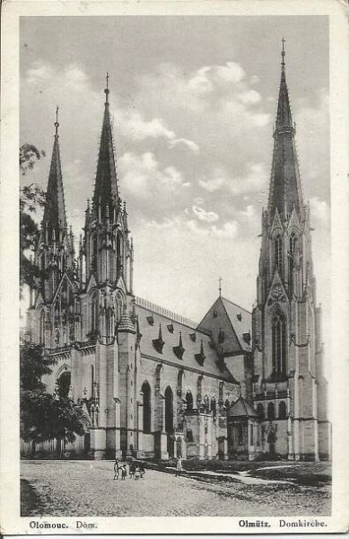 OLOMOUC - dóm - Pohlednice místopis