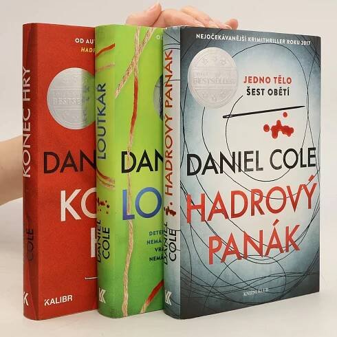 Detektiv William Fawkes trilogie - Hadrový panák, Loutkář, Konec hry - Daniel Cole