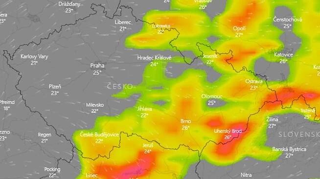 Dorazí další silné bouřky, varovali meteorologové - Novinky