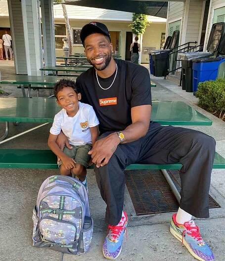 Tristan Thompson Celebrates Son Prince Starting School: 'My Young King's First Day'