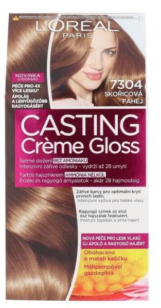 Barva na vlasy L ́Oréal Paris - Casting Creme Gloss 7304 Cinnamon 1 ks
