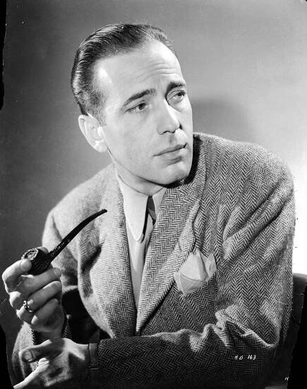 Humphrey Bogart, Smoking A Pipe, For Warner Bros Studios, 1938.