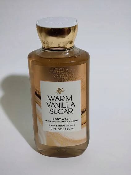 Bath & Body Works Warm Vanilla Sugar – Sprchový gel, 295 ml