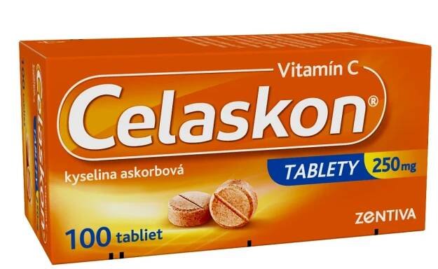 Celaskon tablety 250 mg 1×100 tbl, vitamín C