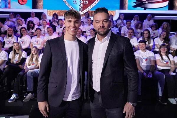 Petr Švancara se synem Danielem. 