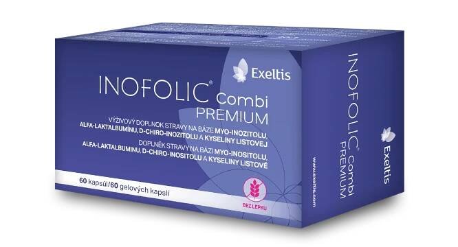 INOFOLIC Combi PREMIUM 1×60 cps, výživový doplnok