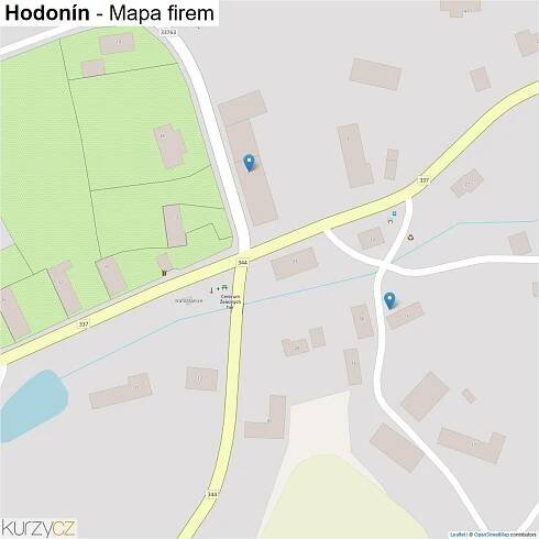 Hodonín - mapy | Kurzy.cz