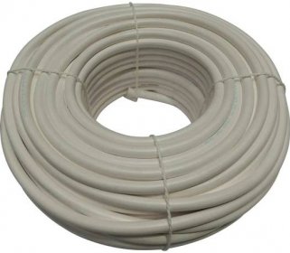 Silový kabel H05VV-F, 3G bílý, 3 x 2,5 mm - metráž