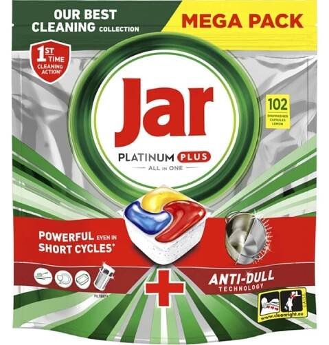 Jar Tablety do myčky Platinum Plus Yellow 102 ks